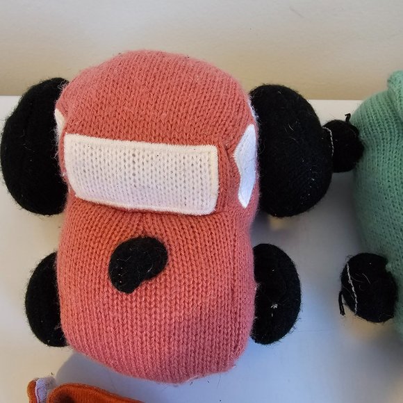 Baby Plush Toys Lot of 5 Cloud Island Knit Tractor Car Rattle Itzy Ritzy Dragon+ - Picture 3 of 8